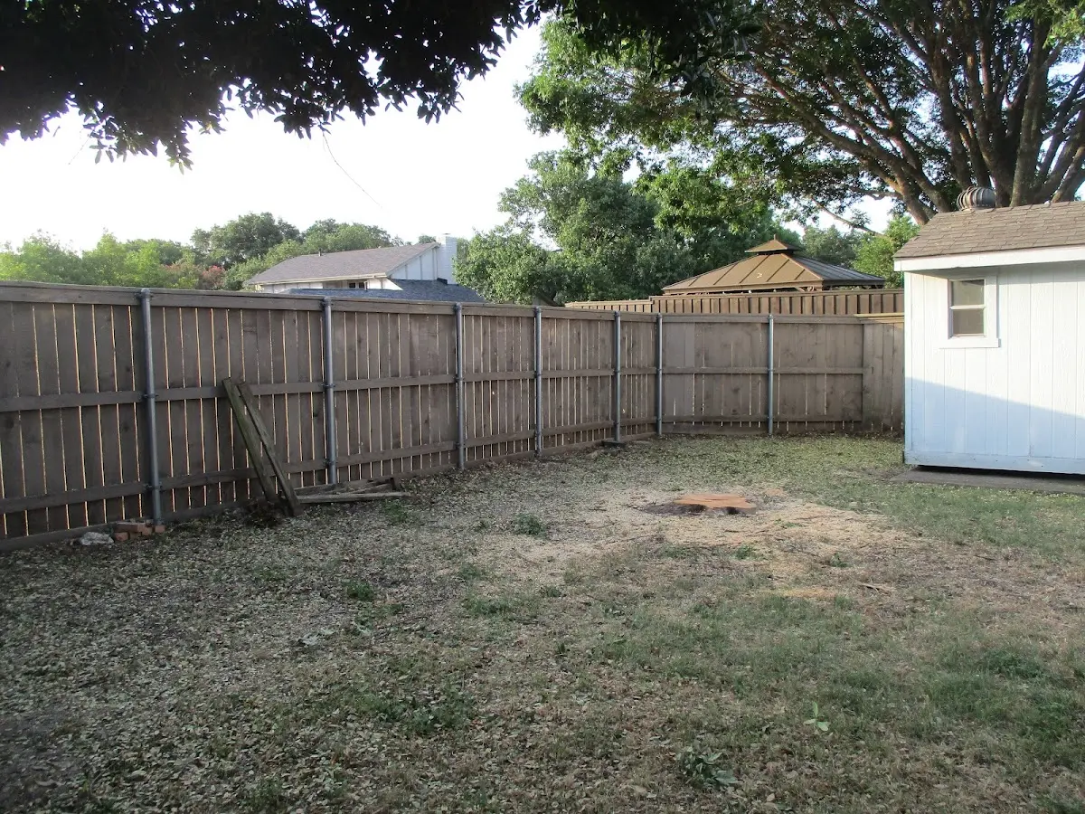 Cleared yard after professional tree removal in Varnell